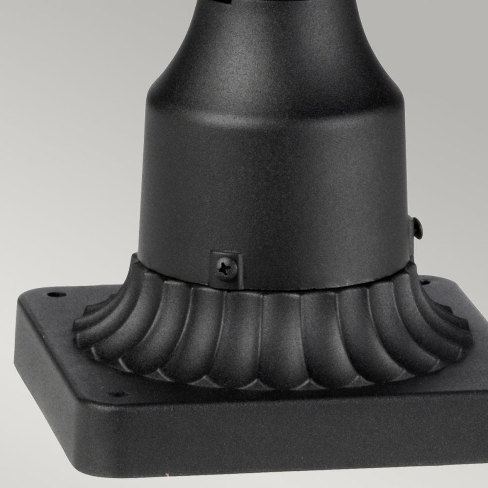 Cotswold Lane Outdoor Large Pedestal Light In Black Finish FE-COTSLN3-L BK
