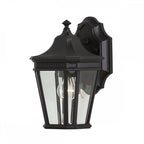 Cotswold Lane Outdoor Small Wall Lantern In Black Finish FE-COTSLN2-S BK