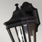 Cotswold Lane Outdoor Small Wall Lantern In Black Finish FE-COTSLN2-S BK