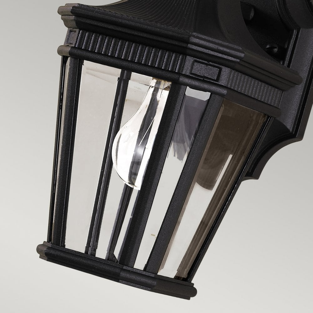 Cotswold Lane Outdoor Small Wall Lantern In Black Finish FE-COTSLN2-S BK