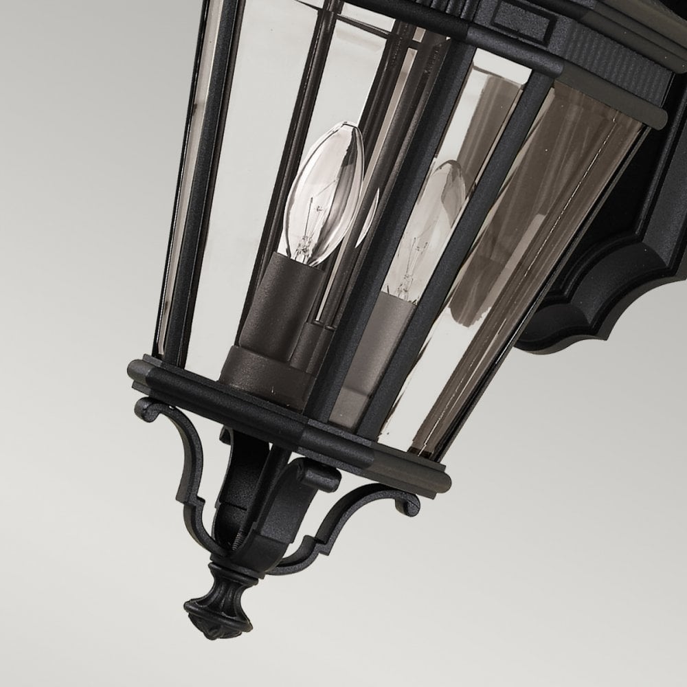 Cotswold Lane Outdoor Medium Wall Lantern In Black Finish FE-COTSLN2-M BK