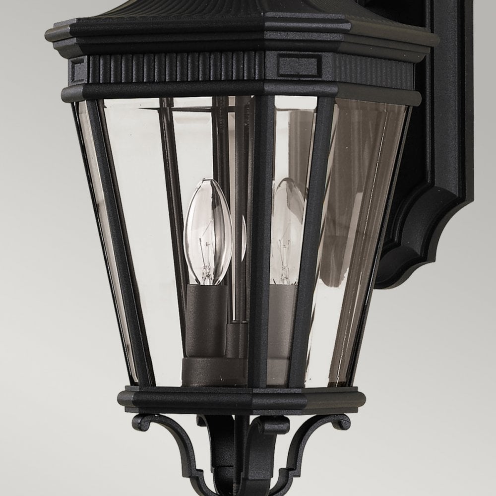 Cotswold Lane Outdoor Medium Wall Lantern In Black Finish FE-COTSLN2-M BK