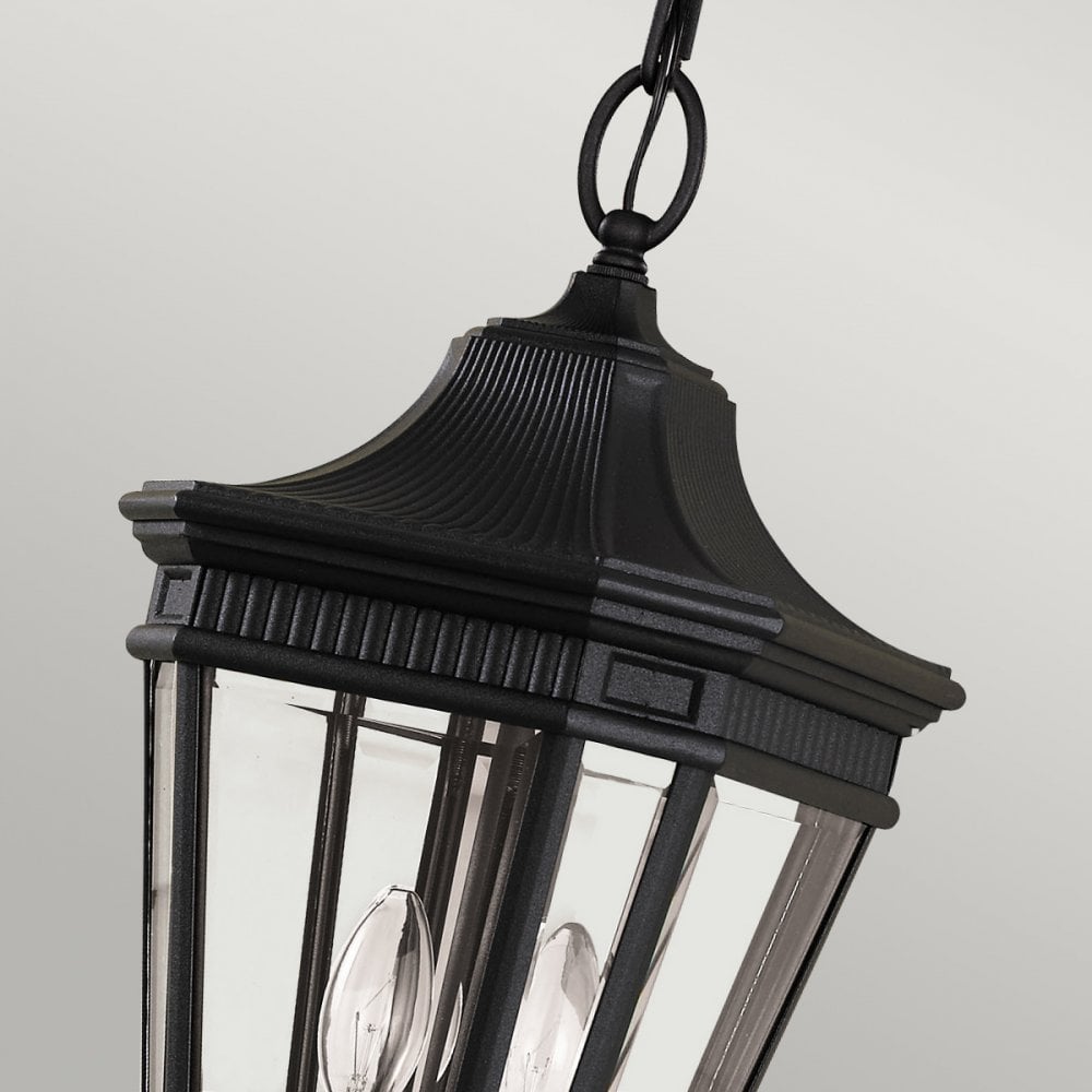 Cotswold Lane Outdoor Medium Chain Pendant Light In Black Finish FE-COTSLN8-M BK