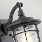 Royal Marine Small Outdoor Wall Lantern In Distressed Black Finish KL-ROYALMARINE2-S