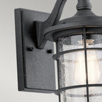 Royal Marine Small Outdoor Wall Lantern In Distressed Black Finish KL-ROYALMARINE2-S