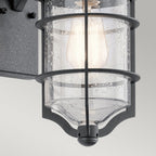 Royal Marine Small Outdoor Wall Lantern In Distressed Black Finish KL-ROYALMARINE2-S