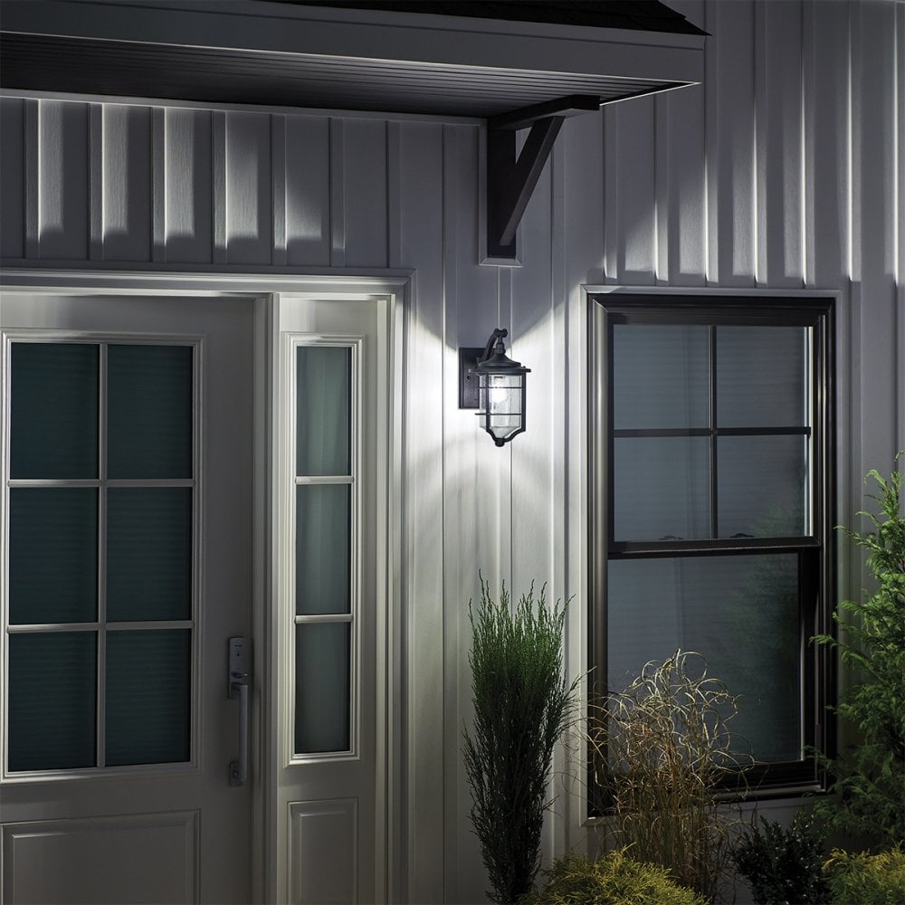 Royal Marine Small Outdoor Wall Lantern In Distressed Black Finish KL-ROYALMARINE2-S