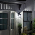 Royal Marine Medium Outdoor Wall Lantern In Distressed Black Finish KL-ROYALMARINE2-M
