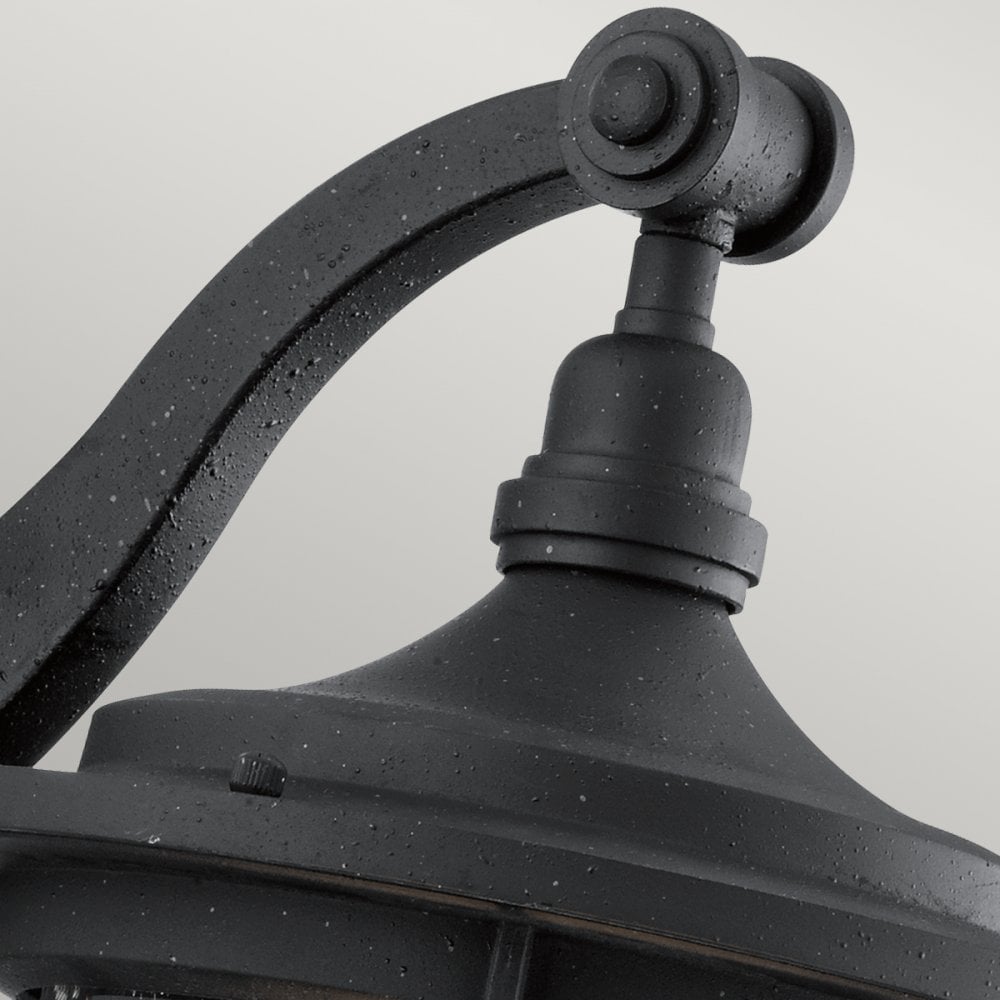 Royal Marine Medium Outdoor Wall Lantern In Distressed Black Finish KL-ROYALMARINE2-M