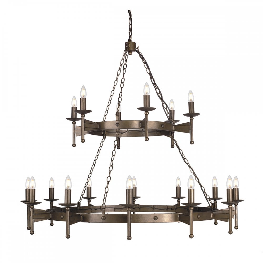 Cromwell 18 Light Chandelier CW18-OLD-BRZ