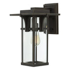Manhattan Outdoor Medium Wall Light In Oil Rubbed Bronze Finish HK-MANHATTAN2-M