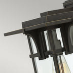 Manhattan Outdoor Medium Wall Light In Oil Rubbed Bronze Finish HK-MANHATTAN2-M