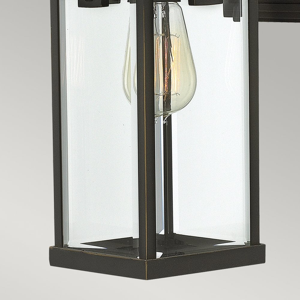 Manhattan Outdoor Medium Wall Light In Oil Rubbed Bronze Finish HK-MANHATTAN2-M