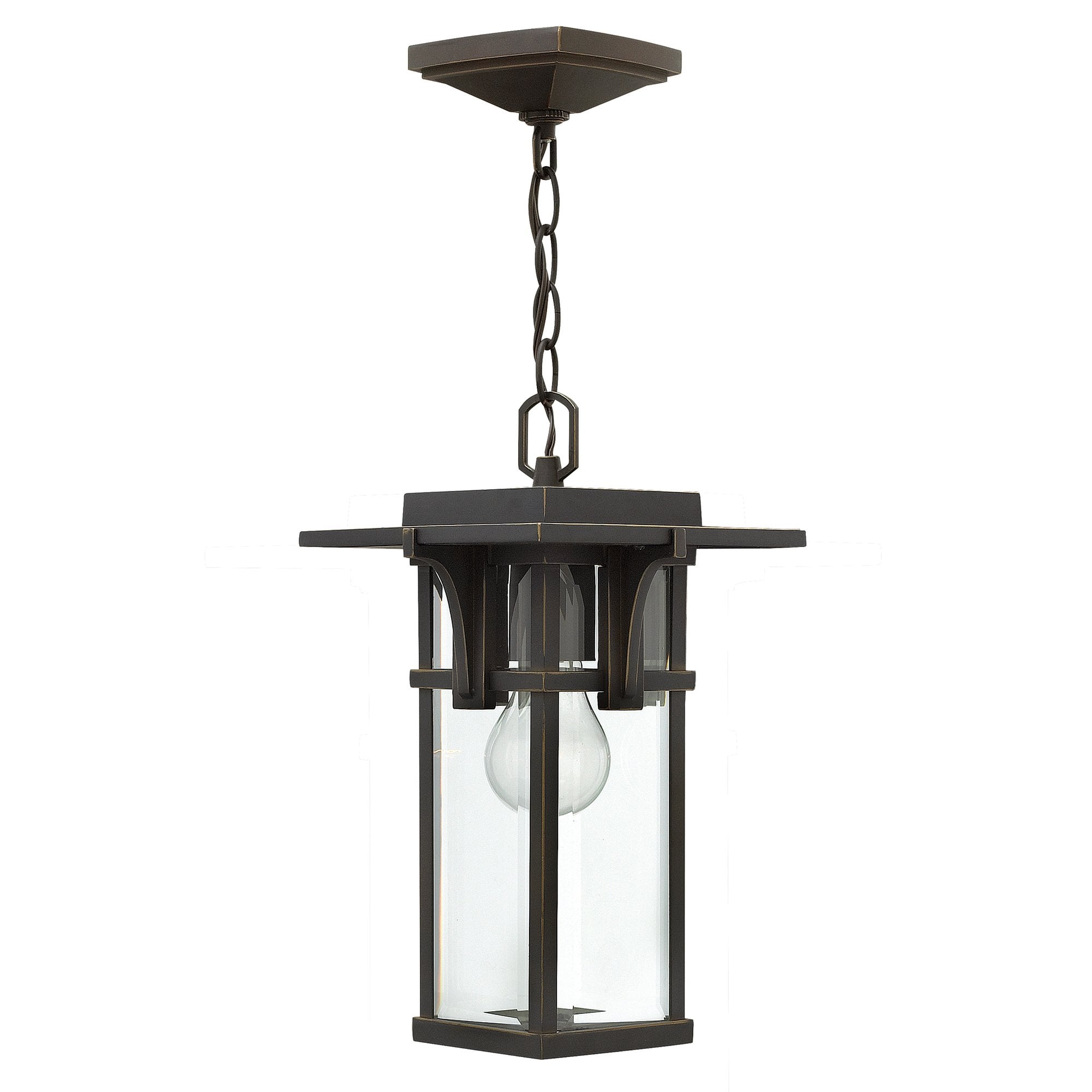 Manhattan Outdoor Ceiling Chain Light In Oil Rubbed Bronze Finish HK-MANHATTAN8-S