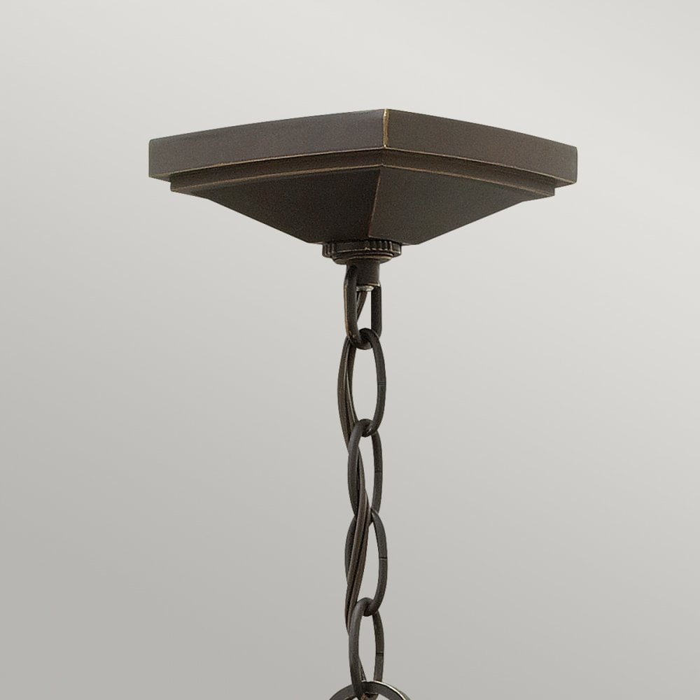 Manhattan Outdoor Ceiling Chain Light In Oil Rubbed Bronze Finish HK-MANHATTAN8-S