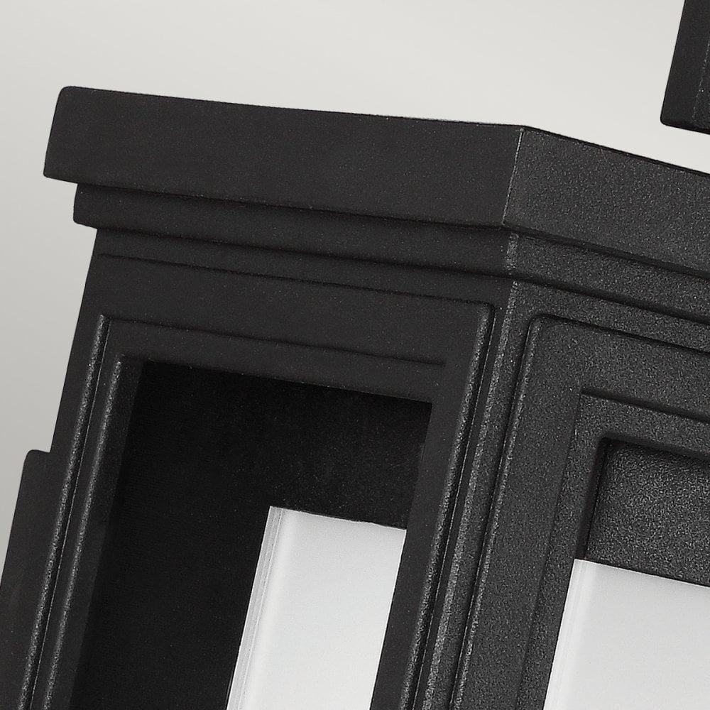 Roscoe Outdoor Small Wall Lantern In Textured Black Finish FE-ROSCOE-S