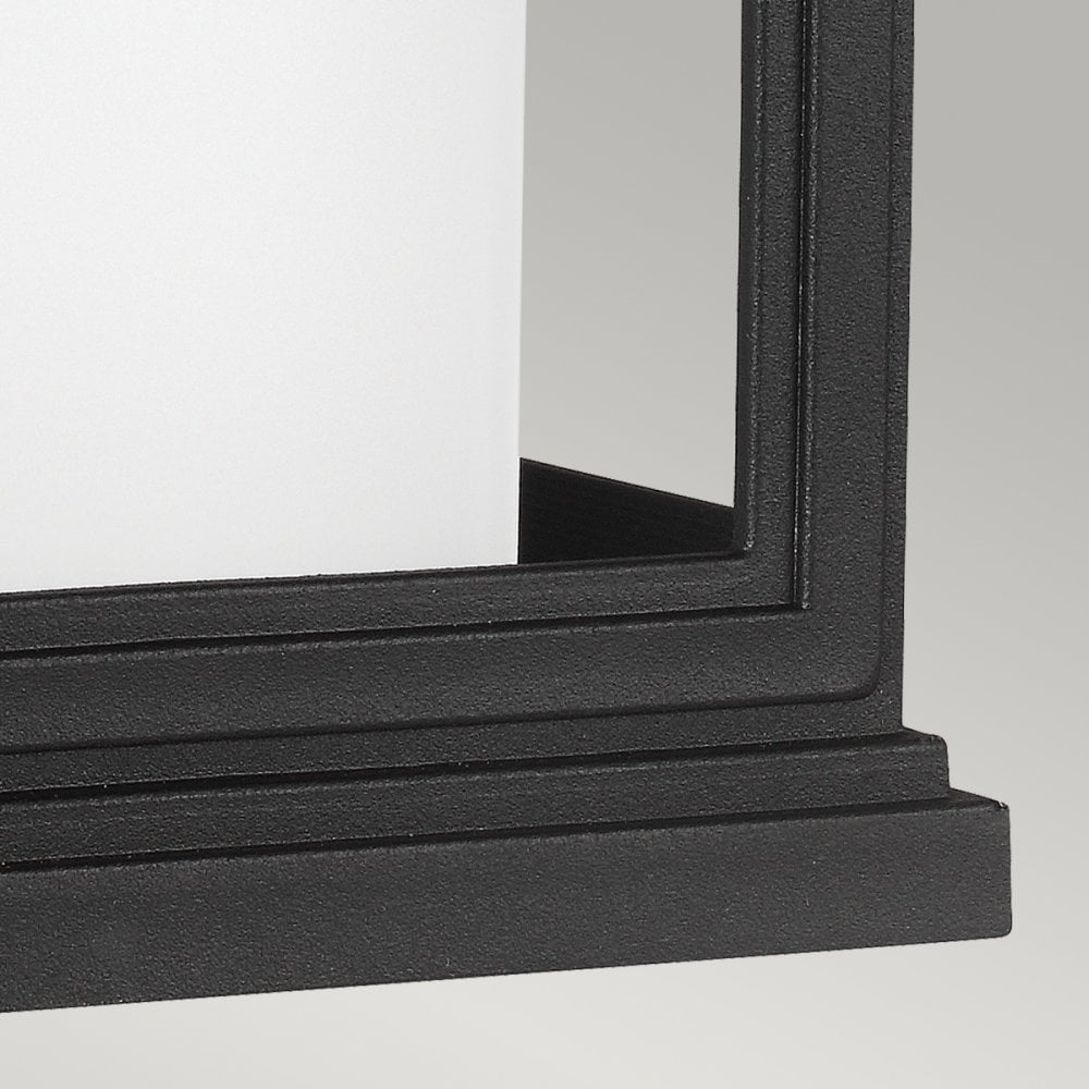 Roscoe Outdoor Small Wall Lantern In Textured Black Finish FE-ROSCOE-S