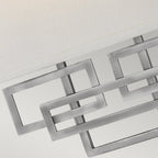 Lanza Modern 2 Light Wall Light In Antique Nickel Finish HK-LANZA2-AN
