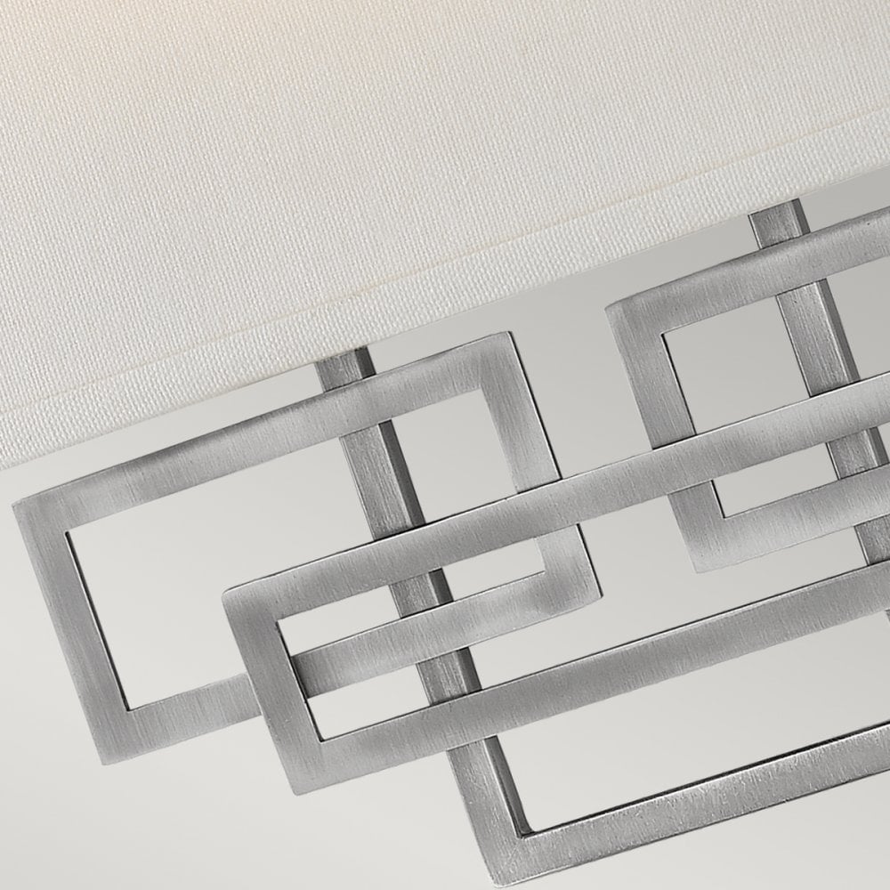 Lanza Modern 2 Light Wall Light In Antique Nickel Finish HK-LANZA2-AN