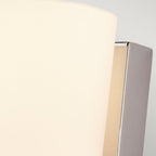 Lanza 1 Light Polished Chrome Bathroom Wall Light with Shade HK-LANZA1-BATH