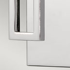 Lanza 1 Light Polished Chrome Bathroom Wall Light with Shade HK-LANZA1-BATH