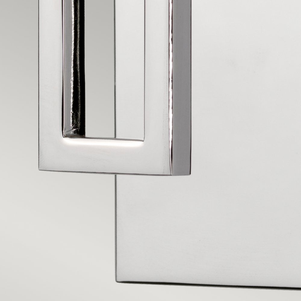 Lanza 1 Light Polished Chrome Bathroom Wall Light with Shade HK-LANZA1-BATH