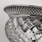 Plantation Decorative 2 Light Ceiling Flush Light In Antique Nickel Finish HK-PLANT-F-S-PL