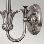 Plantation Decorative Wall Light In Antique Nickel Finish With Shade HK-PLANT-1PL