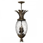 Plantation Decorative 4 Light Ceiling Pendant In Pearl Bronze Finish HK-PLANT4-P-PZ
