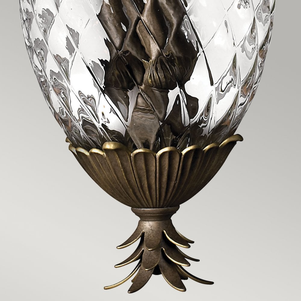 Plantation Decorative 4 Light Ceiling Pendant In Pearl Bronze Finish HK-PLANT4-P-PZ