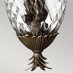 Plantation Decorative 4 Light Ceiling Pendant In Pearl Bronze Finish HK-PLANT4-P-PZ