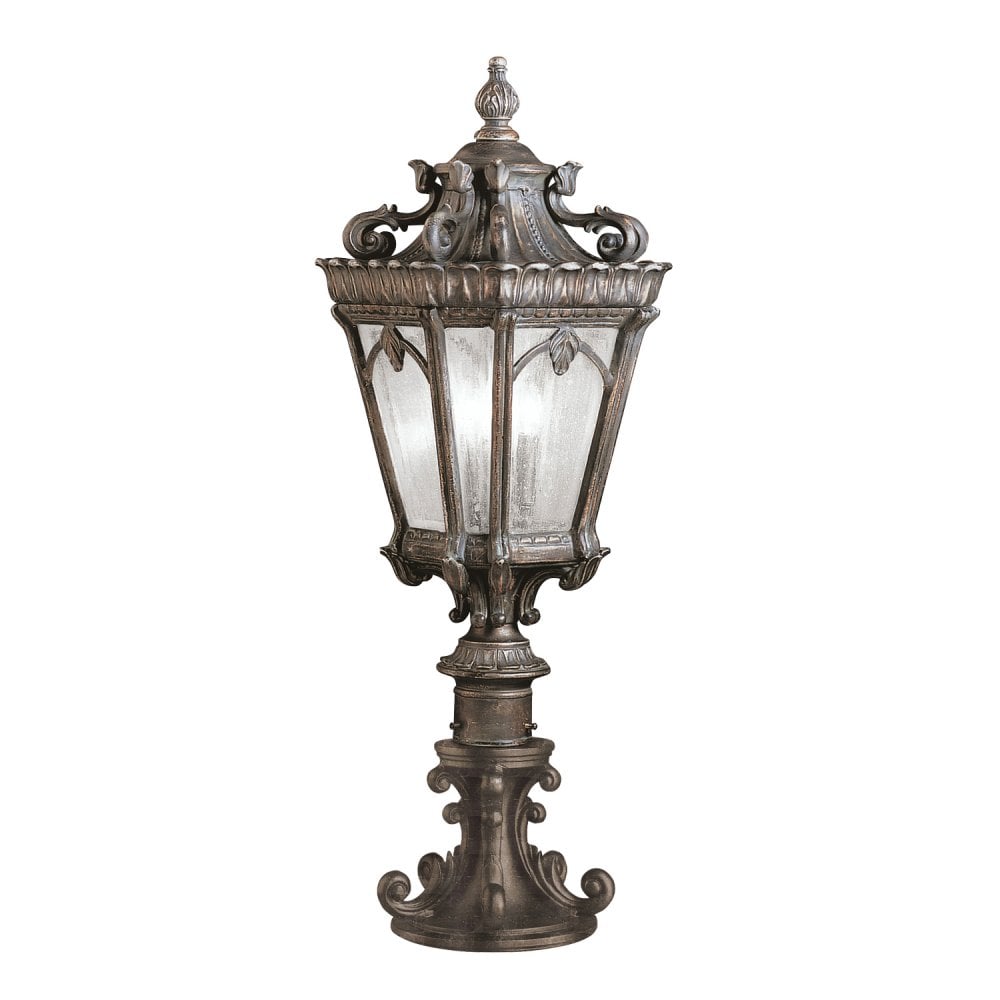 Tournai Outdoor Large Pedestal Lantern In Londonderry Finish KL-TOURNAI3-L