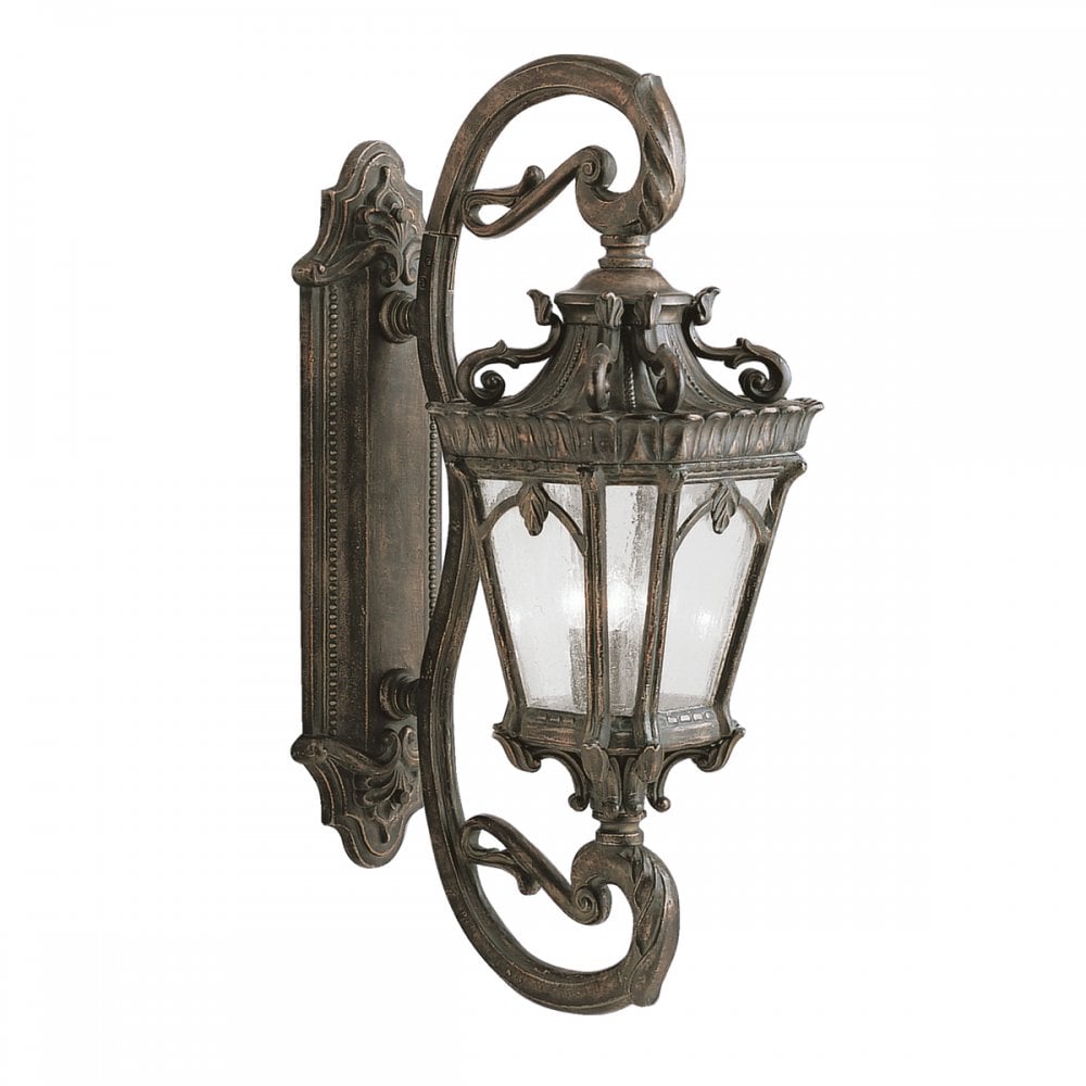 Tournai Outdoor Grand Wall Lantern In Londonderry Finish KL-TOURNAI1G-L