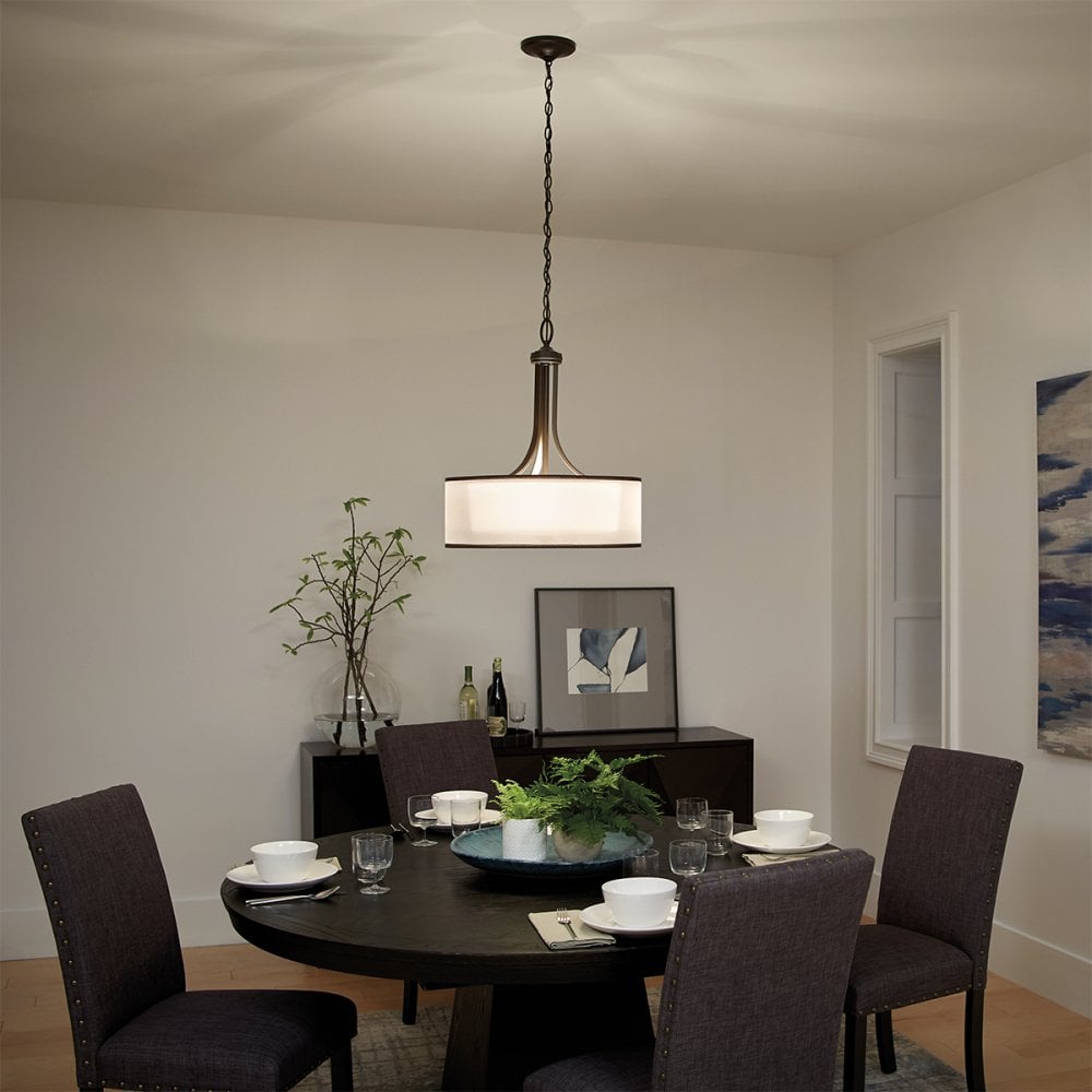 Lacey Large Pendant Lampshade Bronze Finish KL-LACEY-P-L-MB