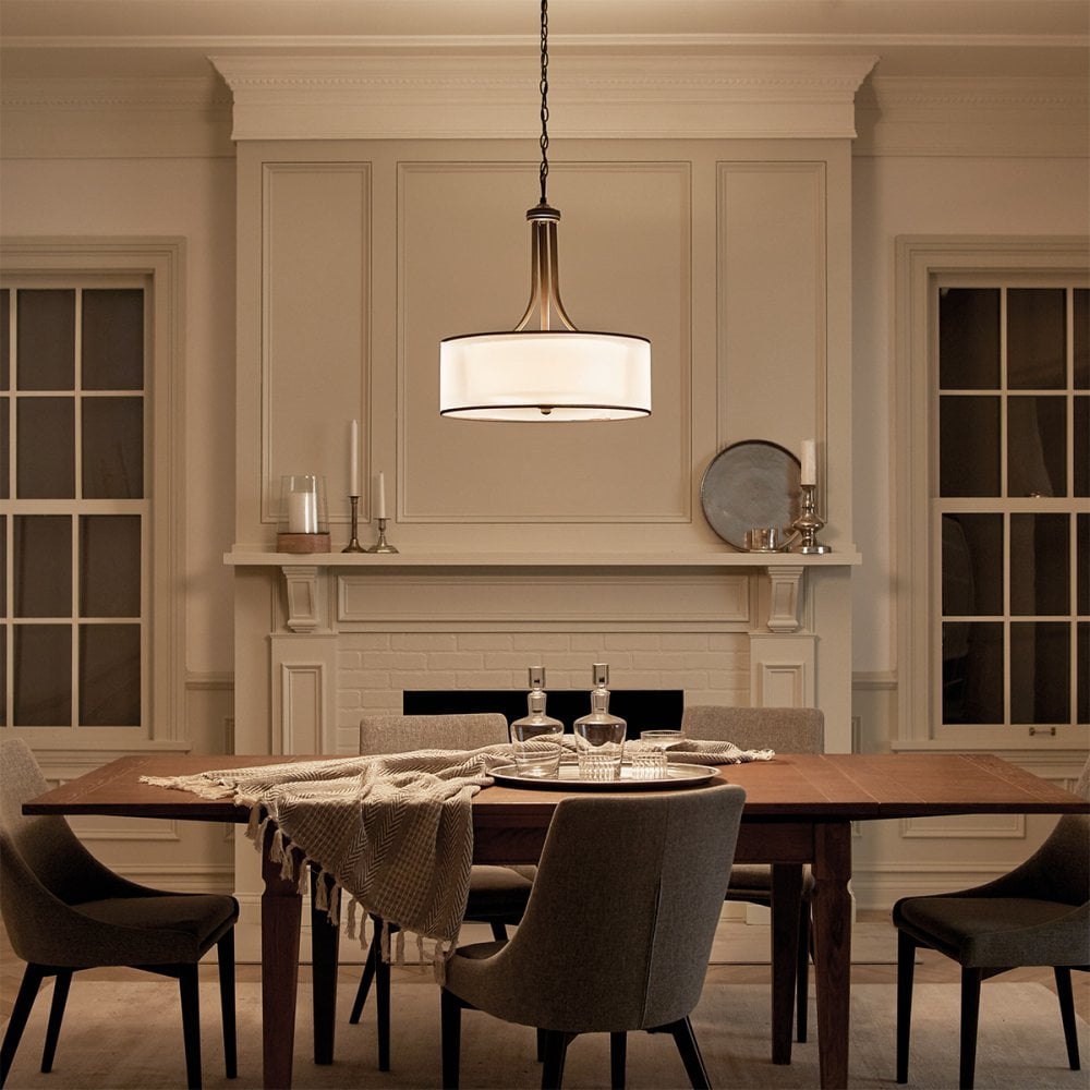 Lacey Large Pendant Lampshade Bronze Finish KL-LACEY-P-L-MB