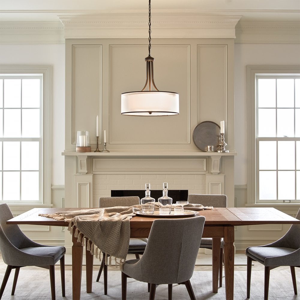 Lacey Large Pendant Lampshade Bronze Finish KL-LACEY-P-L-MB