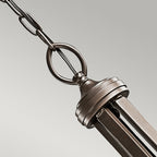 Lacey 5 Light Bronze Ceiling Light with Double Layer Shades KL-LACEY5-MB