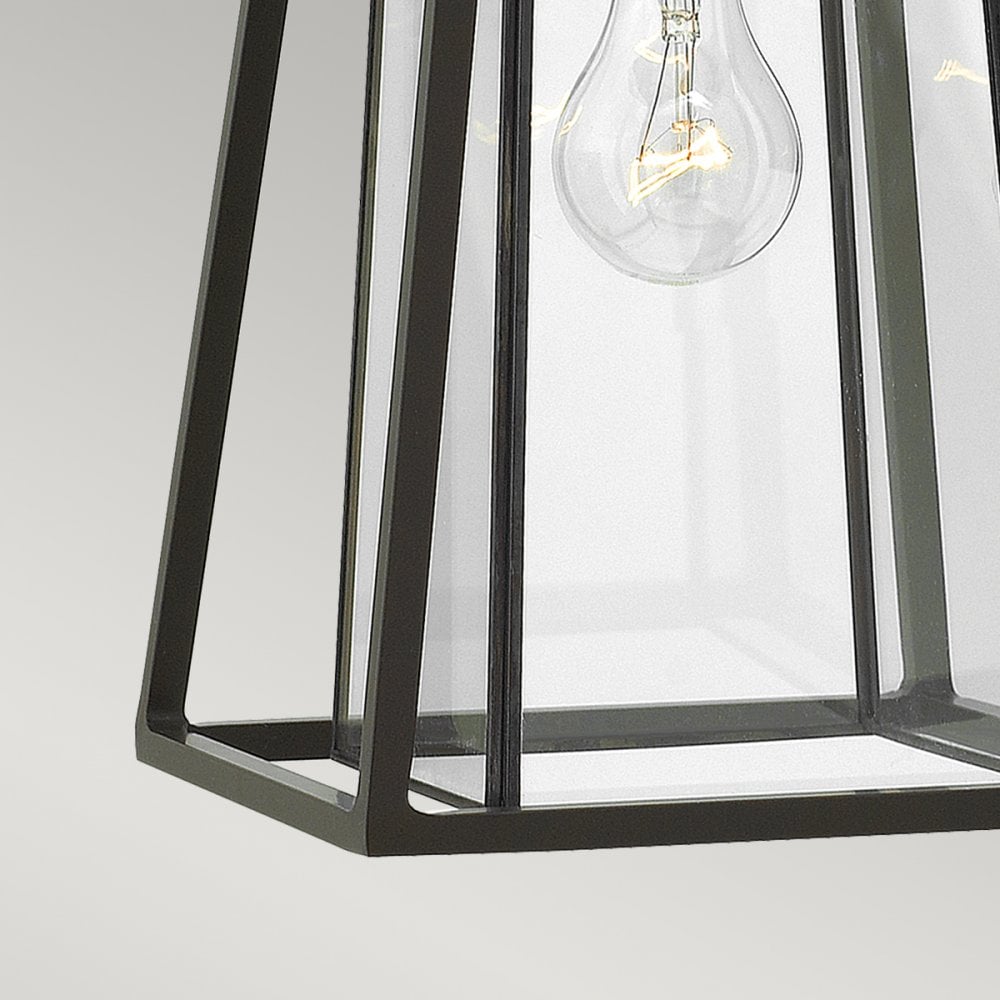 Walker Outdoor Medium Wall Lantern In Buckeye Bronze Finish IP44 HK-WALKER2-M