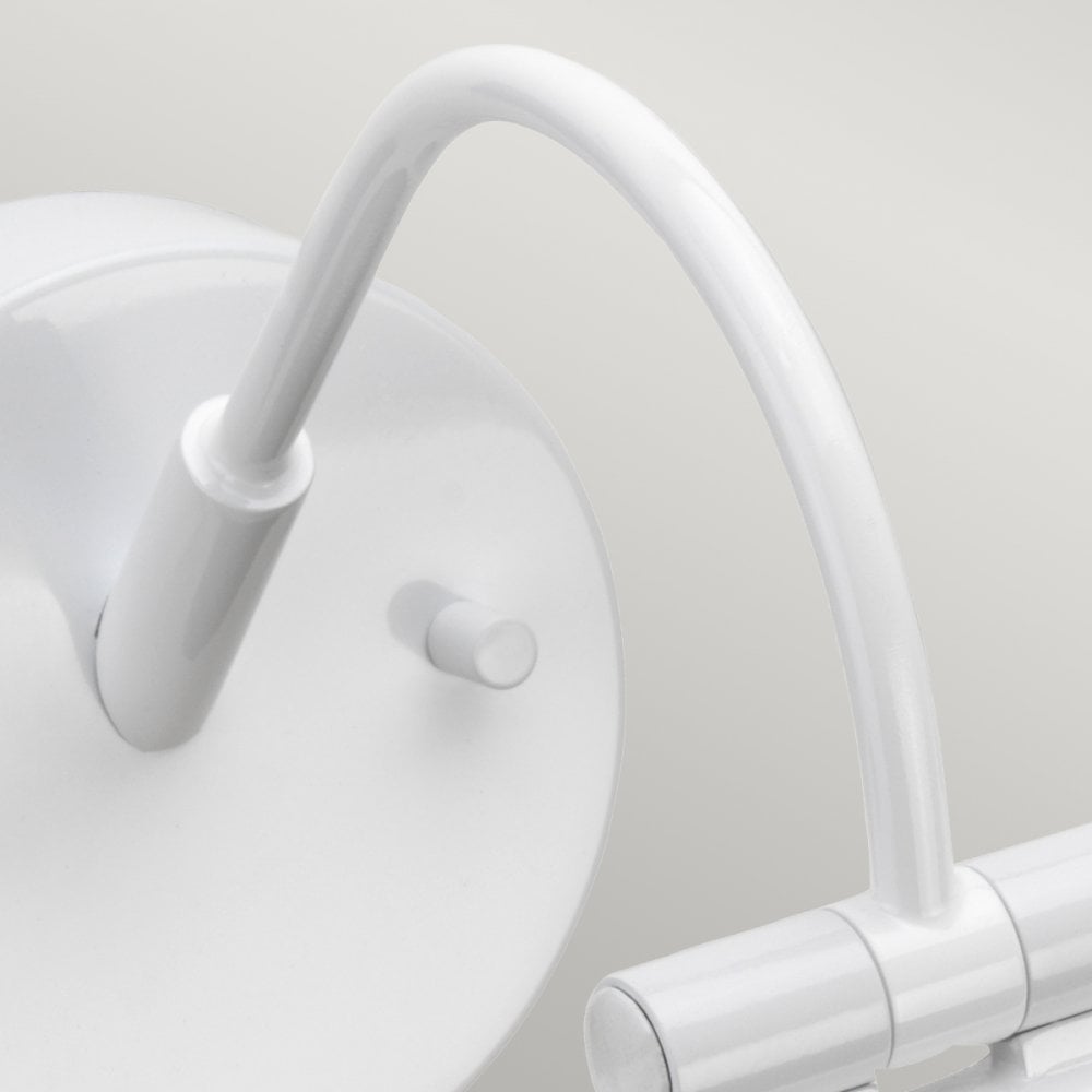 Alton Classic Small LED Picture Light In White Finish ALTON-PL-S-WHT