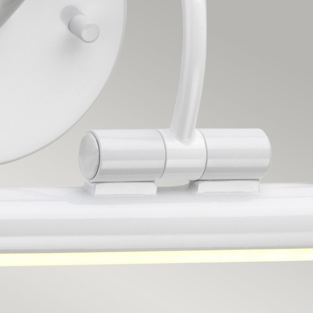 Alton Classic Small LED Picture Light In White Finish ALTON-PL-S-WHT