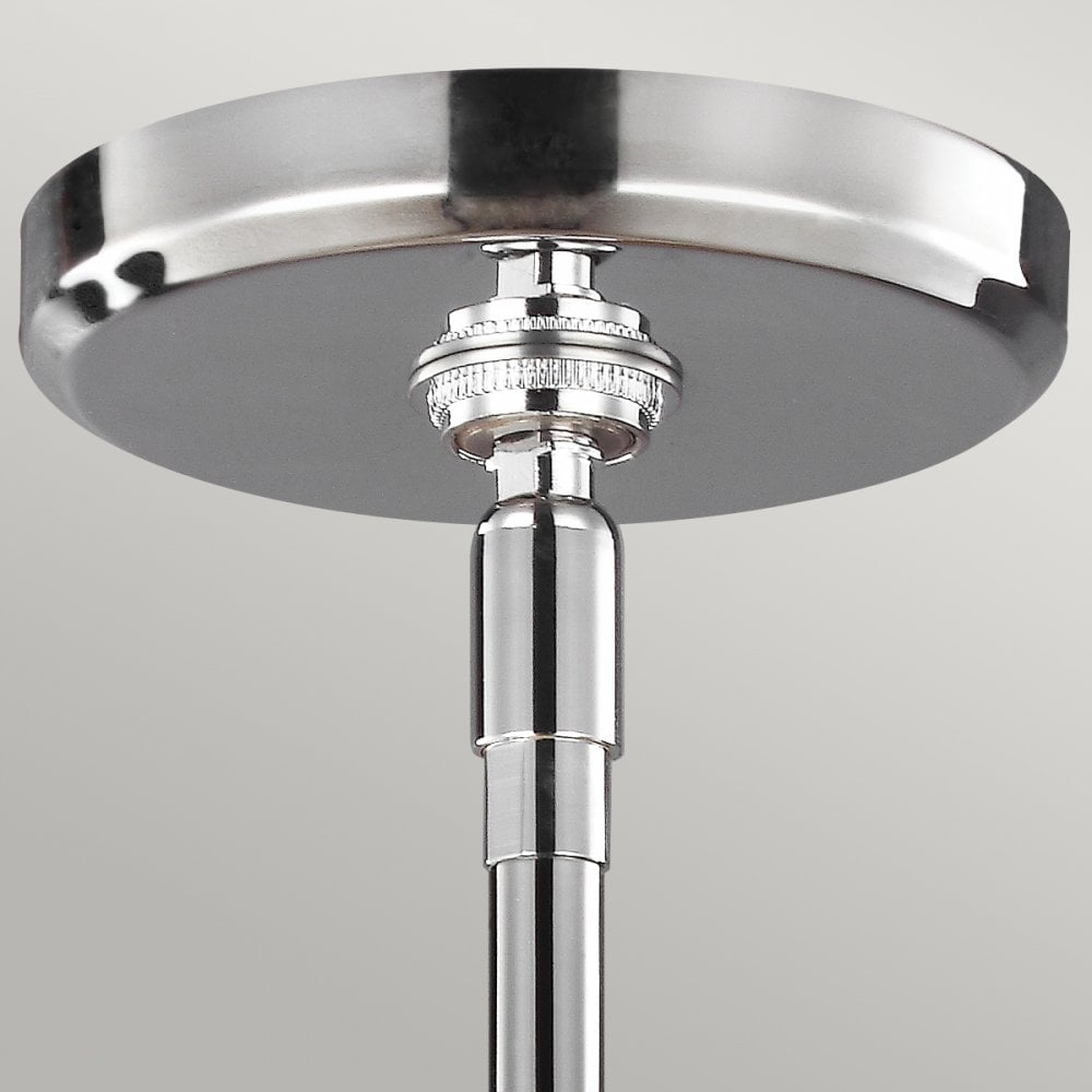 Paulson 3 Light Ceiling Pendant Light In Polished Chrome Finish FE-PAULSON-3P