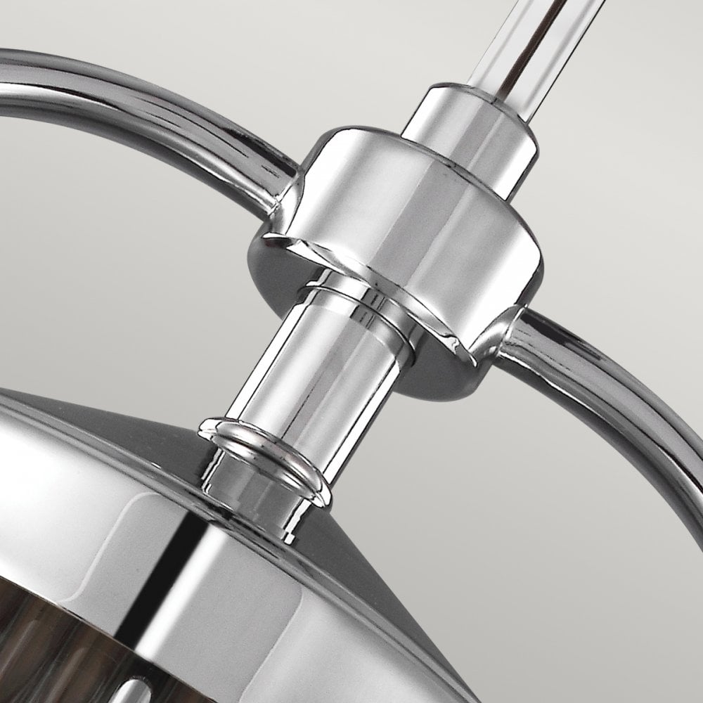 Paulson 3 Light Ceiling Pendant Light In Polished Chrome Finish FE-PAULSON-3P