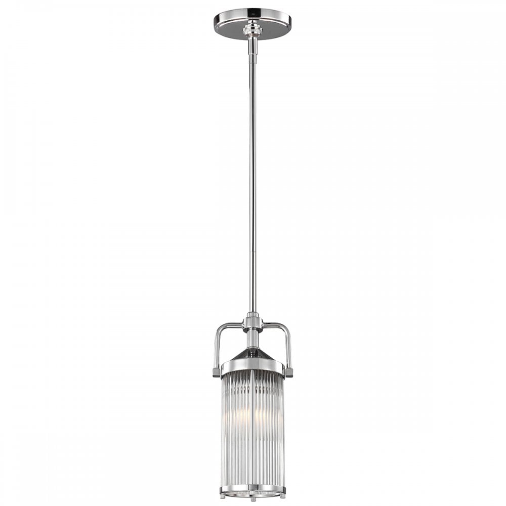 Paulson Mini Ceiling Pendant Light In Polished Chrome Finish FE-PAULSON-MP