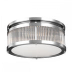 Paulson Medium Flush Ceiling Light In Polished Chrome Finish FE-PAULSON-F-M