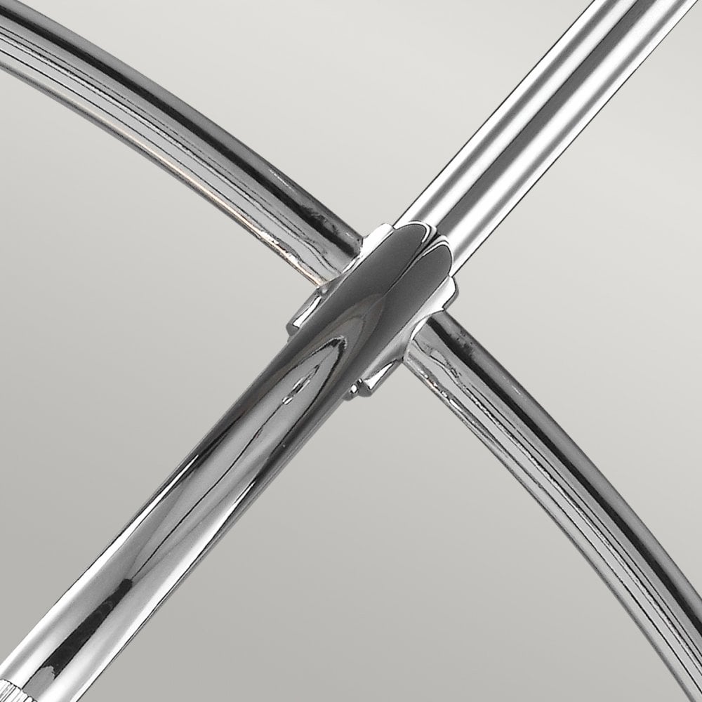 Paulson Large Ceiling Pendant Light In Polished Chrome Finish FE-PAULSON-6P