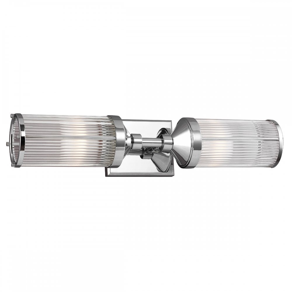 Paulson Twin Wall Light In Polished Chrome Finish FE-PAULSON2