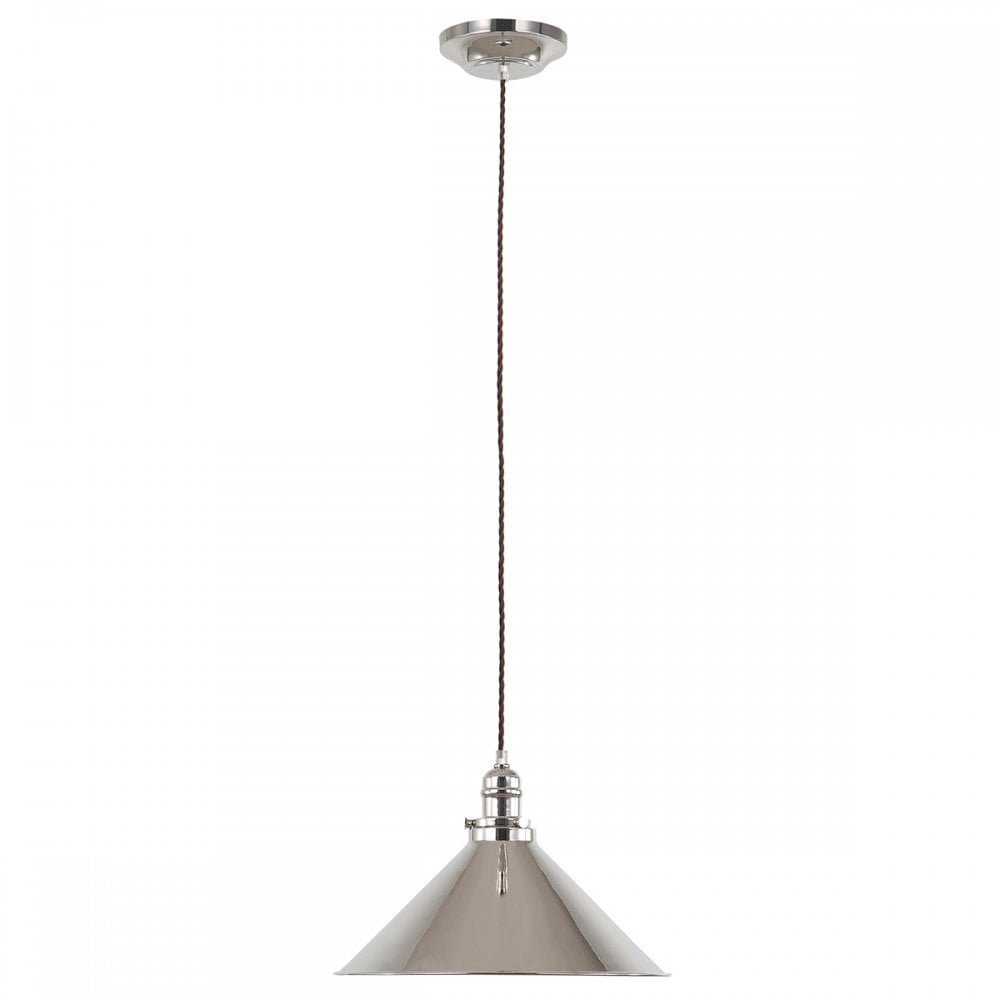 Provence French Style Ceiling Pendant in Polished Nickel PV-SP-PN