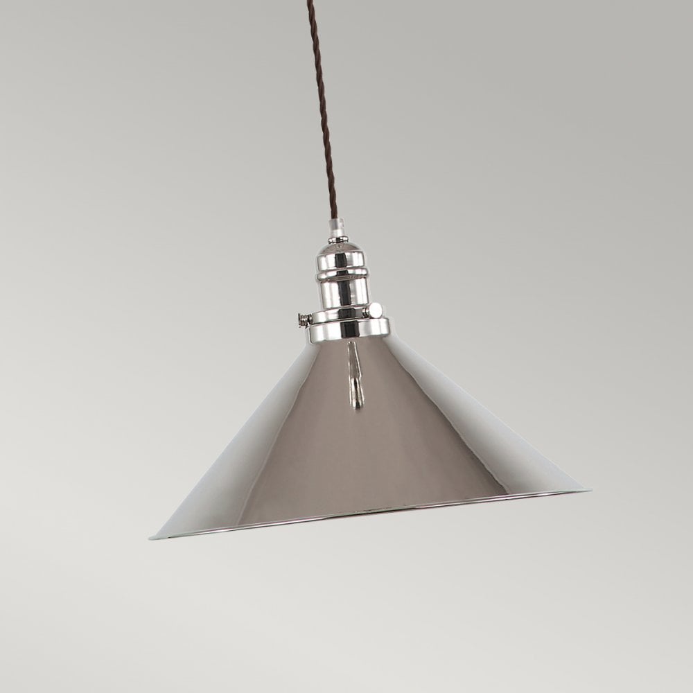 Provence French Style Ceiling Pendant in Polished Nickel PV-SP-PN