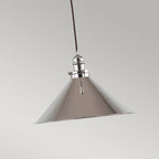 Provence French Style Ceiling Pendant in Polished Nickel PV-SP-PN