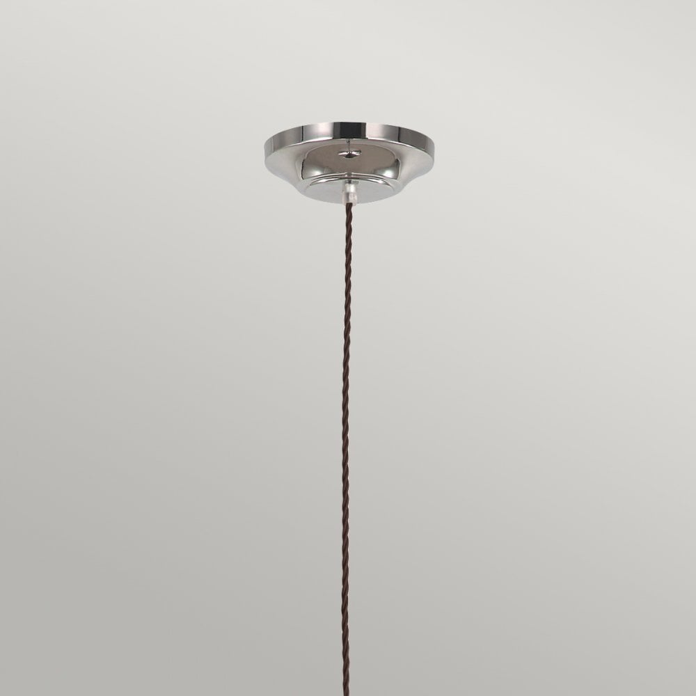 Provence French Style Ceiling Pendant in Polished Nickel PV-SP-PN